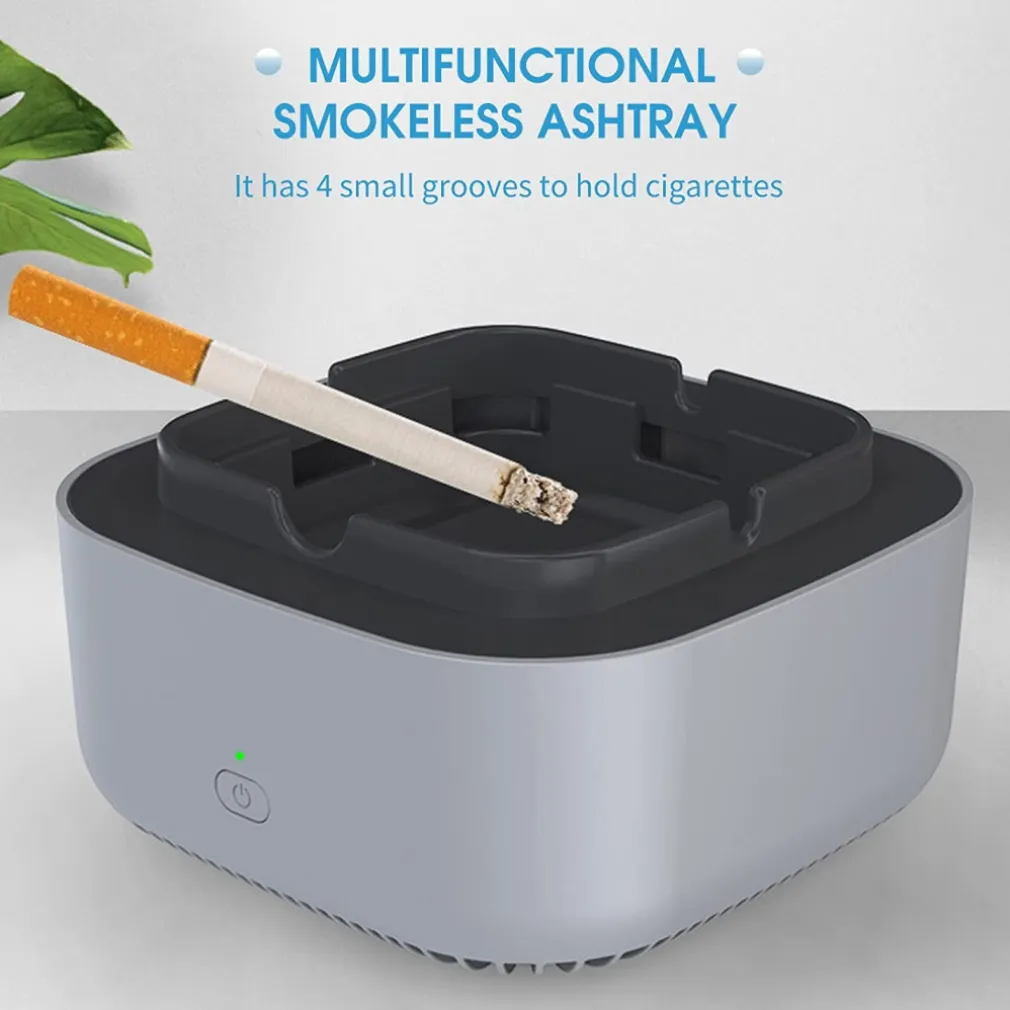 POSACENERE ASPIRA FUMO ASPIRAFUMO SIGARETTE ODORI ASPIRATORE ELETTRICO SCRIVANIA