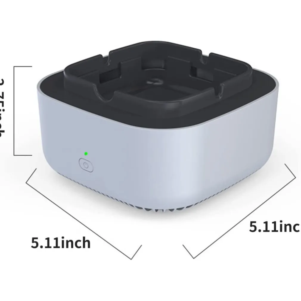 POSACENERE ASPIRA FUMO ASPIRAFUMO SIGARETTE ODORI ASPIRATORE ELETTRICO SCRIVANIA