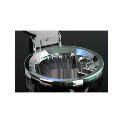 POSACENERE AUTO CON LED BLU PORTACENERE A BARATTOLO CON LUCE UFFICIO CAMPER