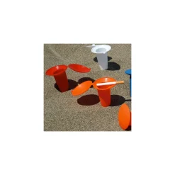 POSACENERE DA SPIAGGIA PICCHETTO CON TAPPO PORTACENERE DA VIAGGIO MARE