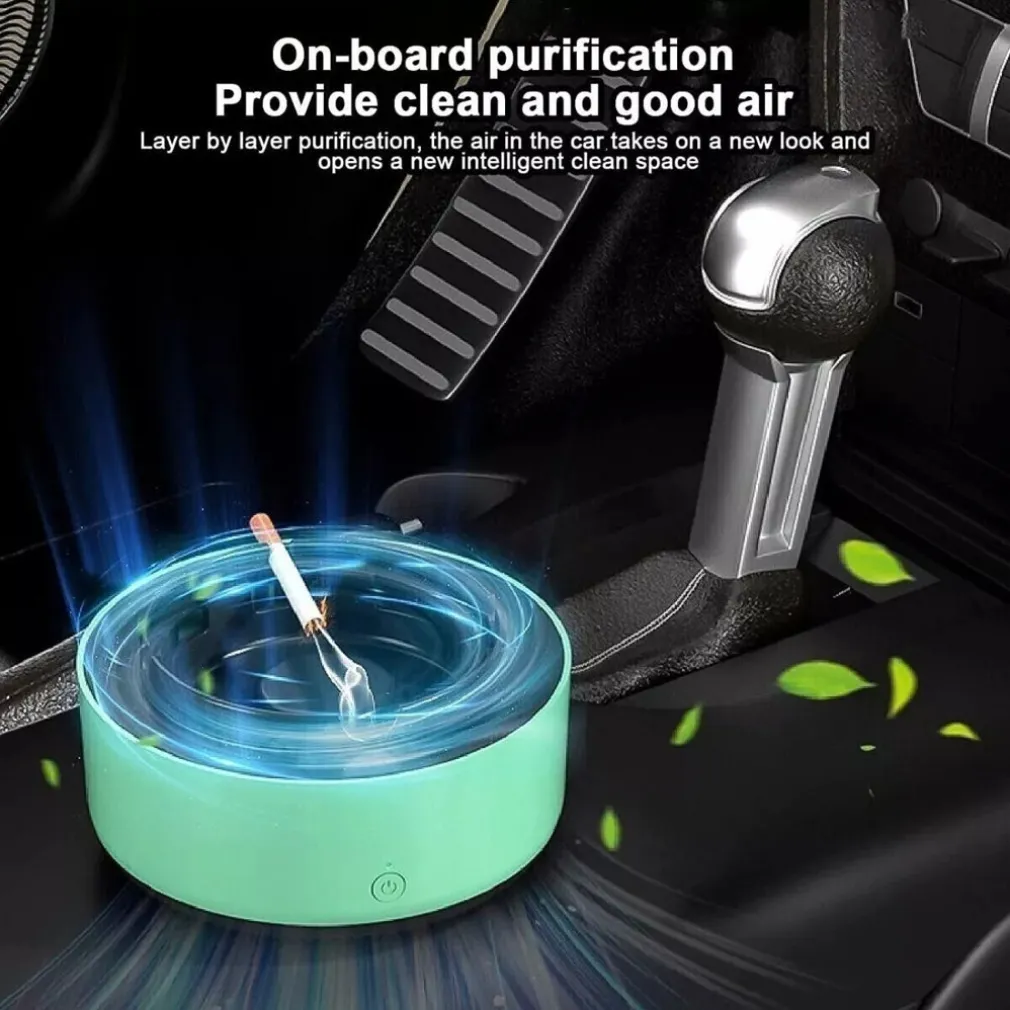 POSACENERE ELETTRICO ASPIRAFUMO FILTRO PURIFICATORE PORTACENERE INTELLIGENTE