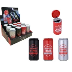 POSACENERE PORTACENERE A BARATTOLO CON LED AUTO CAMPER CASA UFFICIO PRATICO