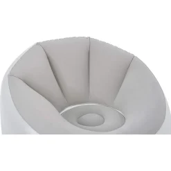 POUF GONFIABILE ROTONDO CON LUCE LED INTEGRATA 102 X 97 X 71 CM MULTICOLOR 75086