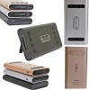POWER BANK 5 IN 1 CARICATORE WIRELESS SENZA FILI QI LED 10000MAH CARICA BATTERIA