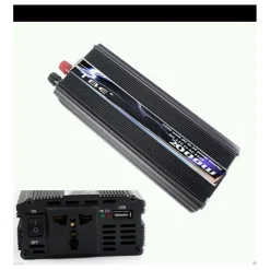 Power Inverter Adattatore Convertitore DC 12V to AC 110/220V 2000W auto USB