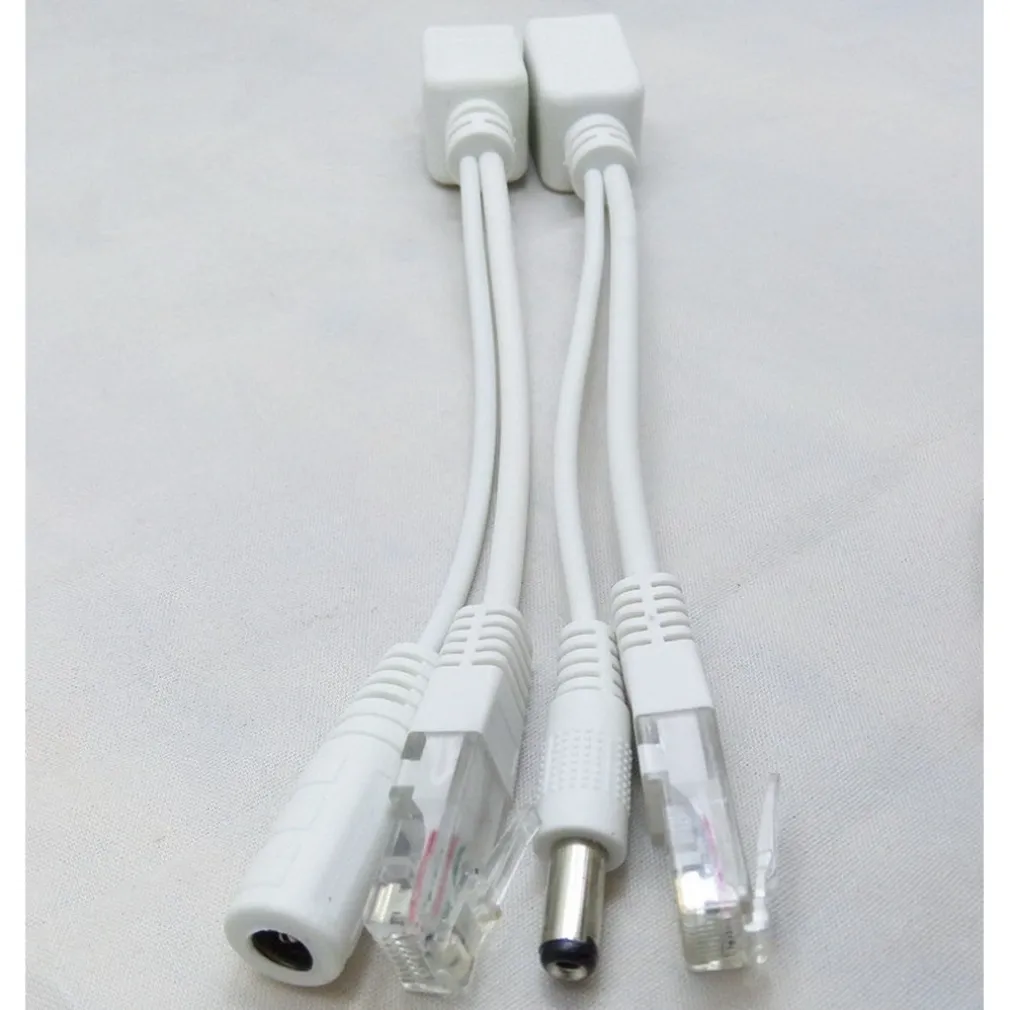 POWER OVER ETHERNET ADATTATORE INIETTORE ESTRATTORE PASSIVO PoE KIT CAVO CAT5