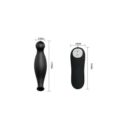 PRETTY LOVE SPECIAL ANAL STIMULATION STIMOLATORE ANALE IN SILICONE NERO