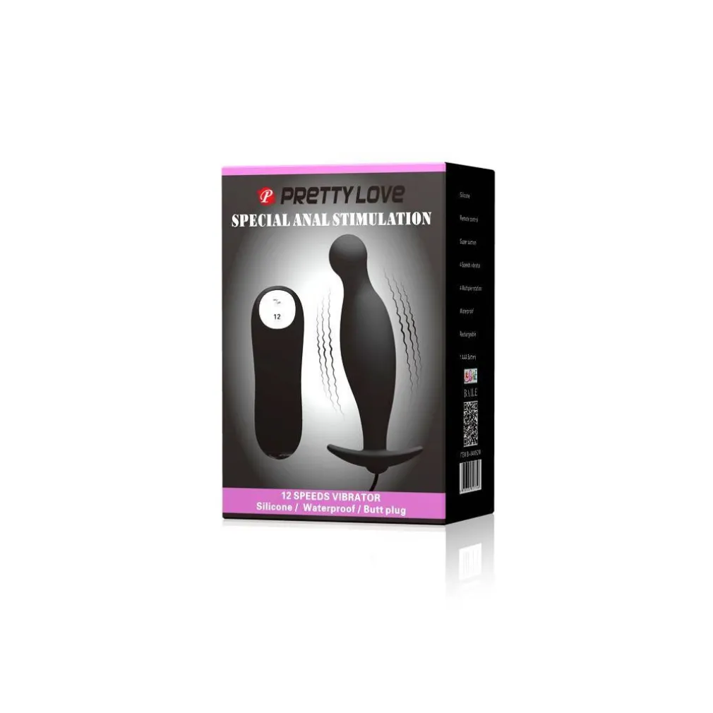 PRETTY LOVE SPECIAL ANAL STIMULATION STIMOLATORE ANALE IN SILICONE NERO