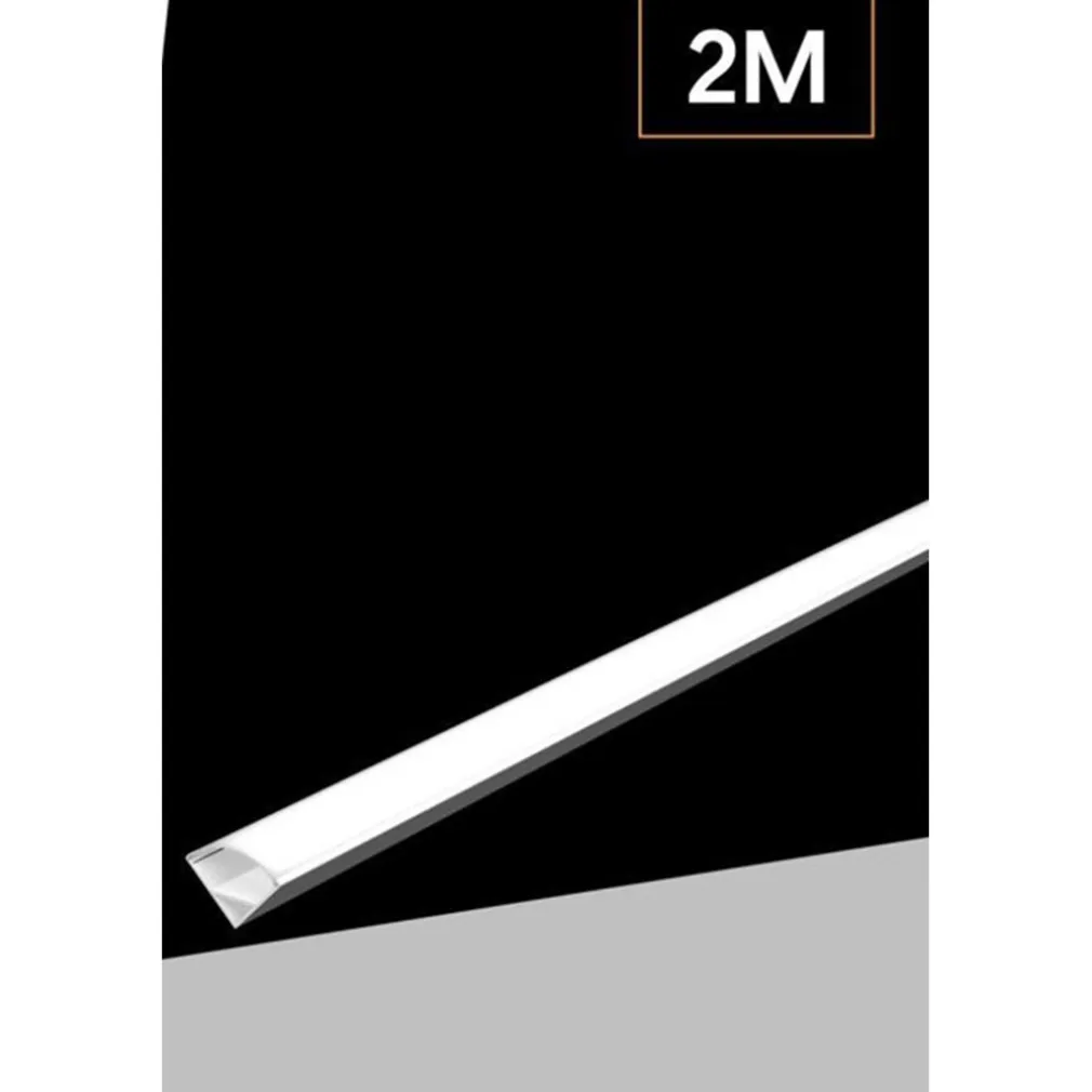 PROFILO ANGOLARE IN ALLUMINIO PER STRISCE LED A SUPERFICIE CON COPERTURA OPACA 2MT AL-04-S