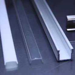 Profilo barra 1m alluminio per strip LED CC-32 con coperchio opaco o trasparente