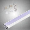 PROFILO IN ALLUMINIO DA 2MT ANGOLARE COPERTURA OPACA PER STRIP LED STRISCE AL-06
