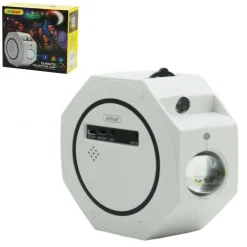 PROIETTORE LED GALASSIE CIELO STELLE HD TELECOMANDO LUCE NOTTURNA BAMBINI Q-RG70