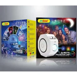 PROIETTORE LED GALASSIE CIELO STELLE HD TELECOMANDO LUCE NOTTURNA BAMBINI Q-RG70