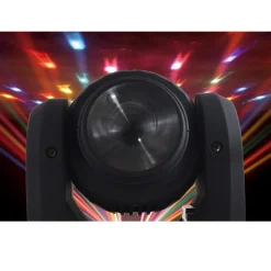 PROIETTORE RGB TESTA ROTANTE DOPPIO LED EFFETTI DISCO DJ LUCE FLASH STROBO FARO