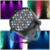 PROIETTORE SLIM DMX512 EFFETTO LUCE FLAT PAR LIGHT RGB+W ALTA LUMINOSITA 54 LED