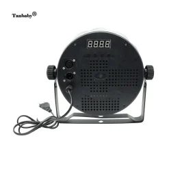 PROIETTORE SLIM DMX512 EFFETTO LUCE FLAT PAR LIGHT RGB+W ALTA LUMINOSITA 54 LED