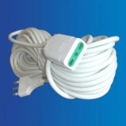 PROLUNGA CORRENTE ELETTRICA CAVO 15 METRI 220V BIPASSO SPINA ITALIANA PRESA