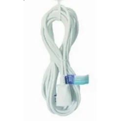 PROLUNGA LINEARE BIANCA 10 MT CON SPINA 10A 2P+T + PRESA 10A 2P+T CAVO 90° 83272