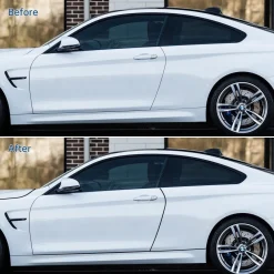 PROTEZIONE PORTIERA AUTO FORMA A U BORDI ANTIGRAFFIO STRISCE PROTEZIONE NERO 5MT