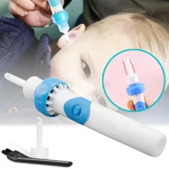 PULISCI ORECCHIE ASPIRA ELIMINA RIMUOVI LEVA PULIZIA CERUME A BATTERIE INDOLORE