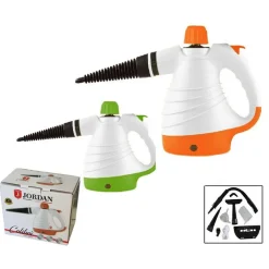 PULITORE A VAPORE ELETTRICO PORTATILE MULTIUSO 1050 WATT 400ML 105°C ACCESSORI