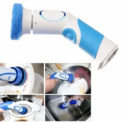 PULITORE POWER SCRUBBER SGRASSATORE ROTANTE IMPERMEABILE SCROSTA PIATTI PENTOLE