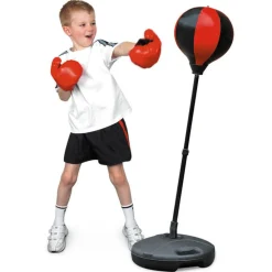 PUNCHBALL SPEED BALL PER BAMBINI ASTA REGOLABILE PALLA PUNCH BOXE SUPPORTO MOLLA