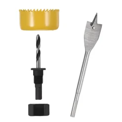 PUNTA TRAPANO PER FORO SET 3 PEZZI FRESE FRESA A TAZZA CIRCOLARE LEGNO PLASTICA