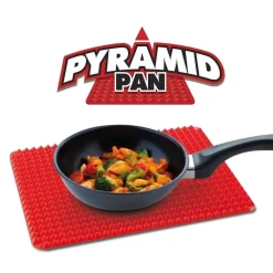 PYRAMID PAN TAPPETO IN SILICONE FORNO MICROONDE ANTIADERENTE TEGLIA SCOLA GRASSI