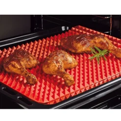 PYRAMID PAN TAPPETO IN SILICONE FORNO MICROONDE ANTIADERENTE TEGLIA SCOLA GRASSI