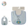 2PZ BAVETTO BAVAGLINO NEONATO PAPPA ALLATTAMENTO BAMBINI IT'S A BOY AZZURRA 68335