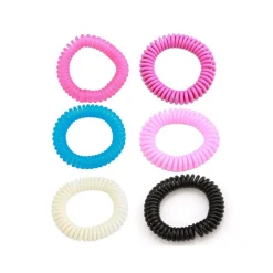 2PZ. BRACCIALE CITRONELLA SPIRALE POLSO REPELLENTE ANTIZANZARE INSETTI ELASTICO