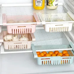 4PZ CASSETTO A MORSETTI PER FRIGORIFERO FACILE DA APPENDERE CESTINO CONTENITORE