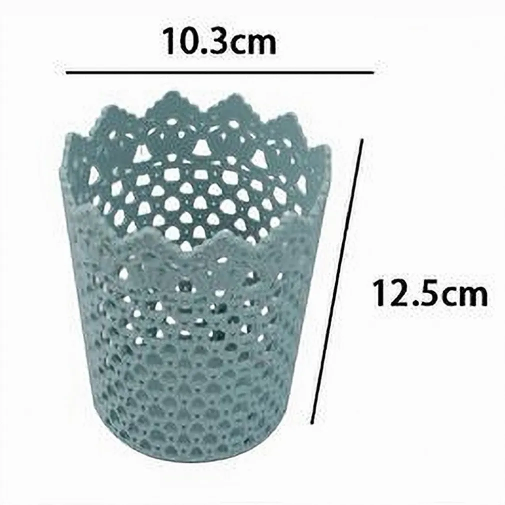 3PZ CESTINO PORTAOGGETTI ORGANIZZATORE CASA CESTO IN PLASTICA Ø10.3X12.5CM 79476