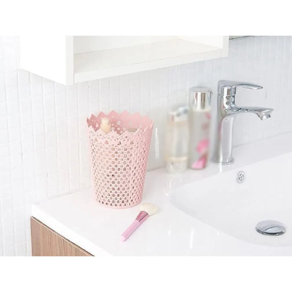 3PZ CESTINO PORTAOGGETTI ORGANIZZATORE CASA CESTO IN PLASTICA Ø10.3X12.5CM 79476