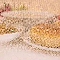 2PZ COPERTURA PIEGHEVOLE TENDA A RETE ANTI POLVERE INSETTI PER ALIMENTARI 60 CM