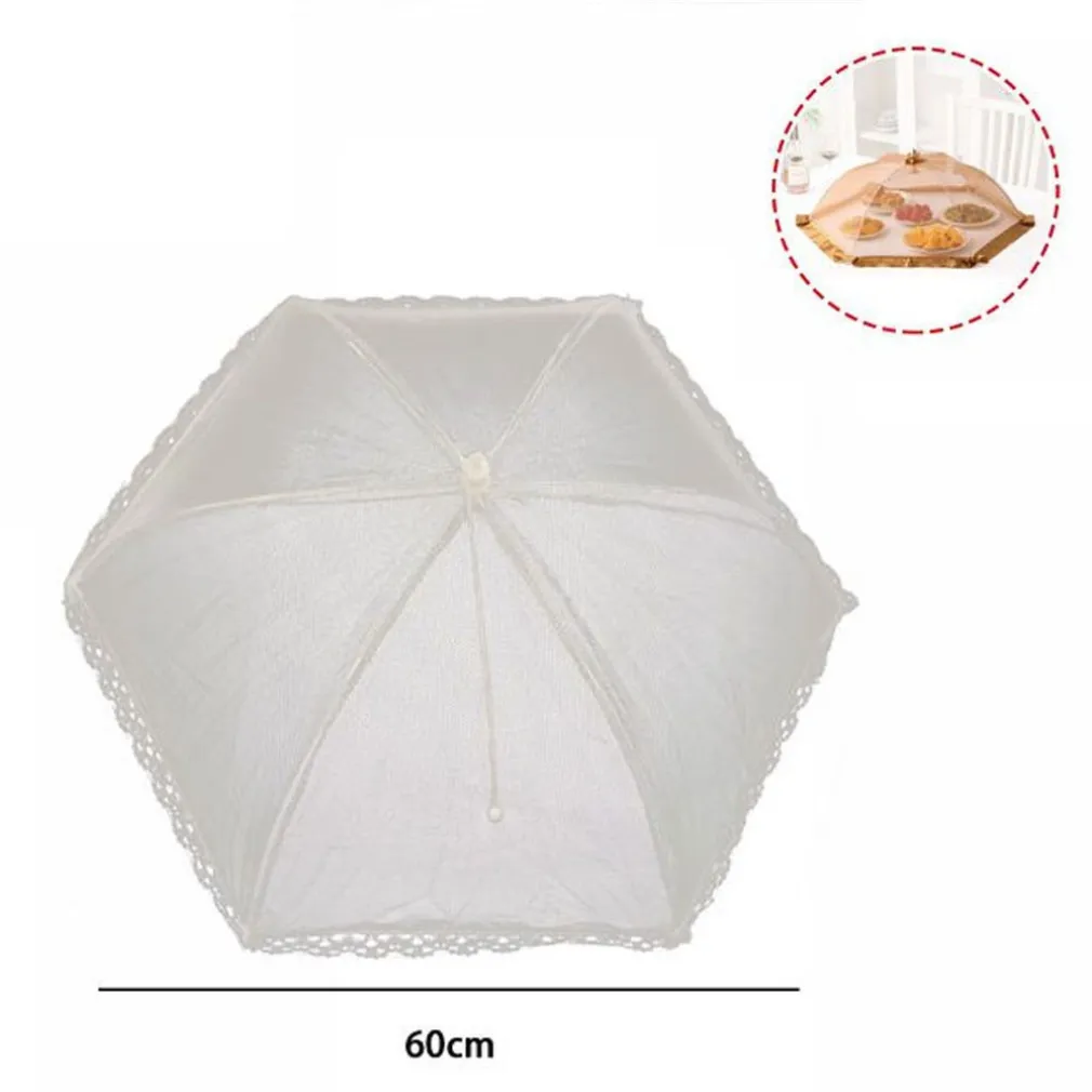 2PZ COPERTURA PIEGHEVOLE TENDA A RETE ANTI POLVERE INSETTI PER ALIMENTARI 60 CM