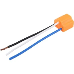 2PZ PRESA CONNETTORE IN CERAMICA FEMMINA CABLAGGIO FARO PORTALAMPADA H4 9003 HB2