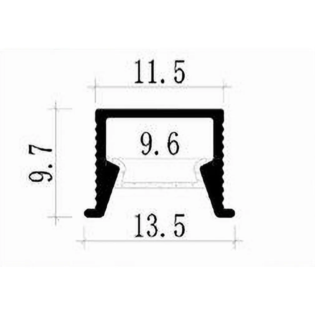 10PZ PROFILO IN ALLUMINIO A PLAFONE SEZIONABILE 2MT PER STRISCIA LED STRIP AL-22