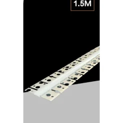 5PZ PROFILO IN ALLUMINIO FLESSIBILE CURVABILE AD INCASSO 1,5MT PER STRIP LED AL-35-S