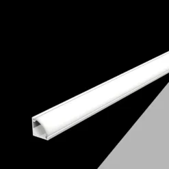 10PZ PROFILO IN ALLUMINIO 2MT ANGOLARE A PLAFONE SEZIONABILE PER STRIP LED AL-27
