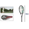 RACCHETTA DA TENNIS 69 CM NERA RESISTENTE ALLENAMENTO CON BORSA TRASPORTO 06036