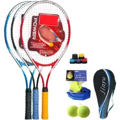 RACCHETTA DA TENNIS PER PRINCIPIANTI SINGOLO PROFESSIONALE UOMO DONNA UNIVERSALE