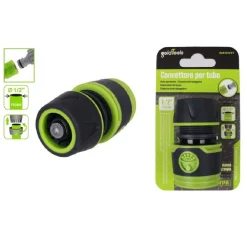 RACCORDO CON INNESTO RAPIDO CON ACQUASTOP PER TUBO DA 1/2" 13MM CONNETTORE 94757