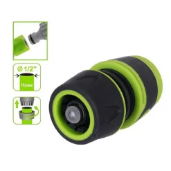 RACCORDO CON INNESTO RAPIDO CON ACQUASTOP PER TUBO DA 1/2" 13MM CONNETTORE 94757