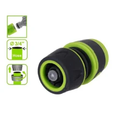 RACCORDO CON INNESTO RAPIDO CON ACQUASTOP PER TUBO DA 3/4" 19MM CONNETTORE 94760