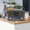 RADIO FM RETRO WIRELESS ALTOPARLANTE MP3 PORTATILE BLUETOOTH USB AUX TF Q-SY500