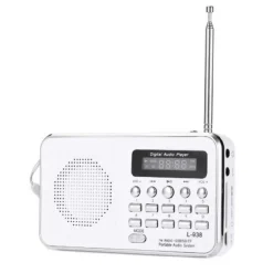 RADIO PORTATILE L-938 DIGITALE FM LETTORE MP3 SD MMC TF INGRSSO AUX