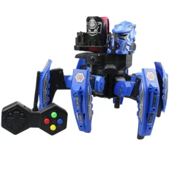 RAGNO SPAZIALE ROBOT GIOCATTOLO TELECOMANDATO WIRELESS 2.4GHZ CON 2 IN 1 Q-9006