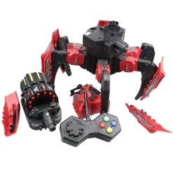 RAGNO SPAZIALE ROBOT GIOCATTOLO TELECOMANDATO WIRELESS 2.4GHZ CON 2 IN 1 Q-9006